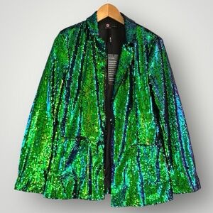 🎉5 for $45🎉 NWT Kancy Kole sequin blazer jacket size S